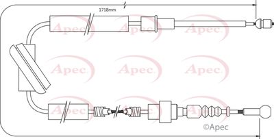 APEC Brake Cable CAB1572