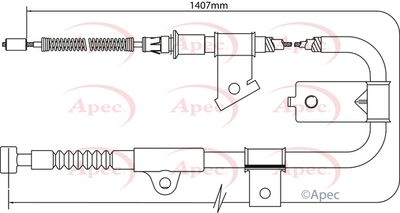 APEC Brake Cable CAB1309