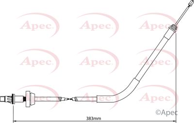 APEC Brake Cable CAB1180