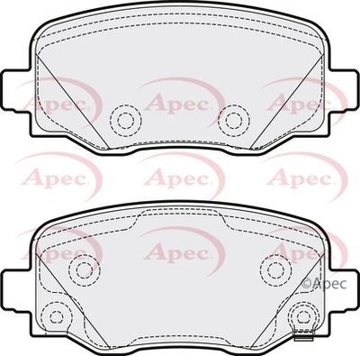 APEC Rear Brake Pads PAD2069