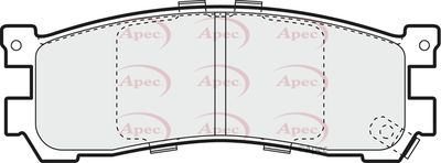 APEC Rear Brake Pads PAD1067