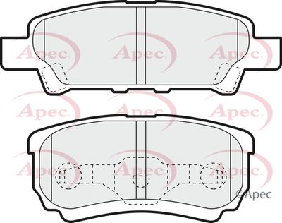 APEC Rear Brake Pads PAD1390