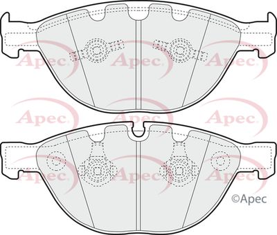 APEC Front Brake Pads PAD1353