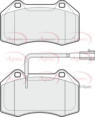 APEC Front Brake Pads PAD1866