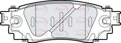 APEC Rear Brake Pads PAD2307
