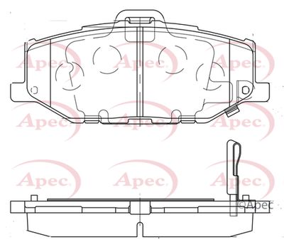 APEC Front Brake Pads PAD2374