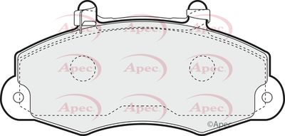 APEC Brake Pad PAD1105