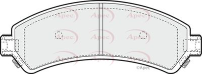 APEC Front Brake Pads PAD1176