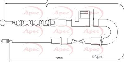APEC Brake Cable CAB1408