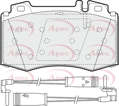 APEC Front Brake Pads PAD1535