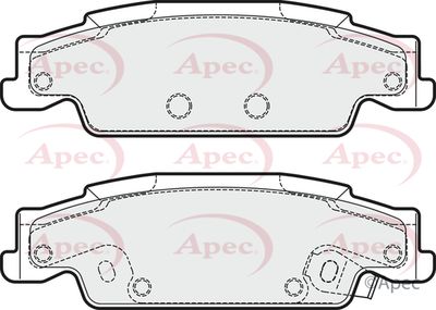 APEC Rear Brake Pads PAD1703