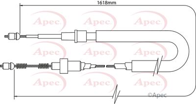 APEC Brake Cable CAB1411