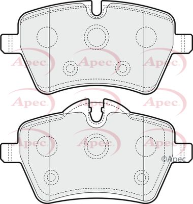 APEC Front Brake Pads PAD1577