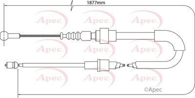 APEC Brake Cable CAB1548