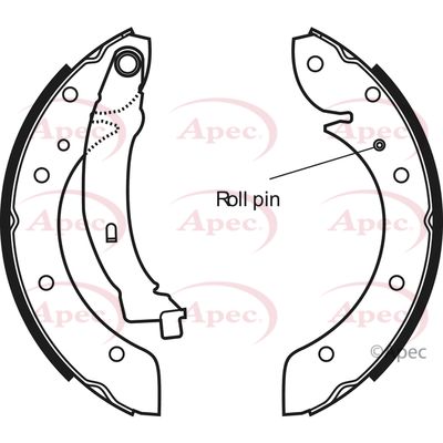 APEC Brake Shoes SHU570