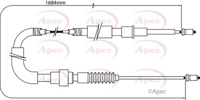 APEC Brake Cable CAB1403