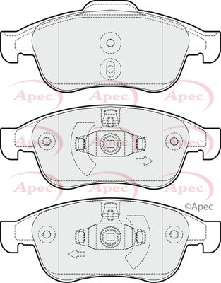 APEC Front Brake Pads PAD1669