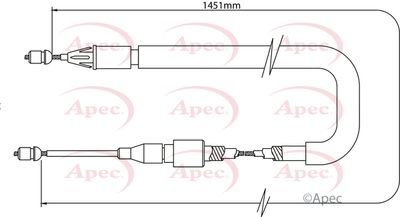 APEC Brake Cable CAB1354