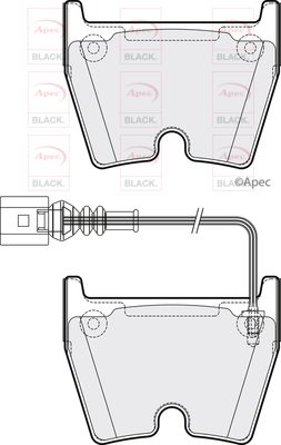 APEC Front Brake Pads PAD2121B
