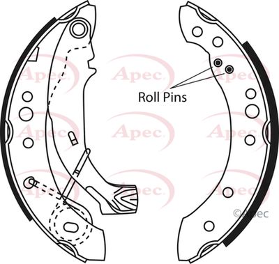APEC Brake Shoes SHU638