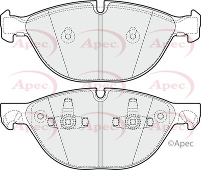 APEC Front Brake Pads PAD1615