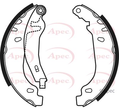 APEC Brake Shoes SHU659