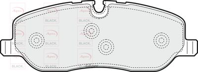 APEC Front Brake Pads PAD1468B
