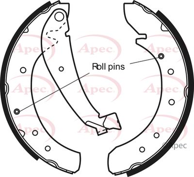 APEC Brake Shoes SHU538