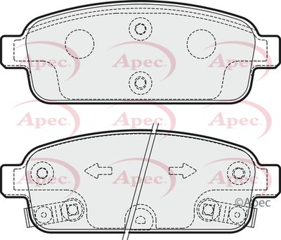 APEC Rear Brake Pads PAD1864