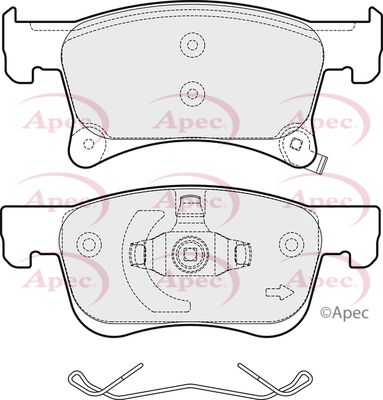 APEC Front Brake Pads PAD2056