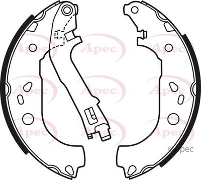 APEC Brake Shoes SHU686
