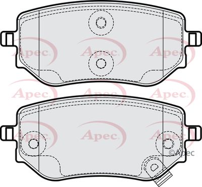 APEC Rear Brake Pads PAD2240