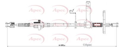 APEC Clutch Cable CAB5033