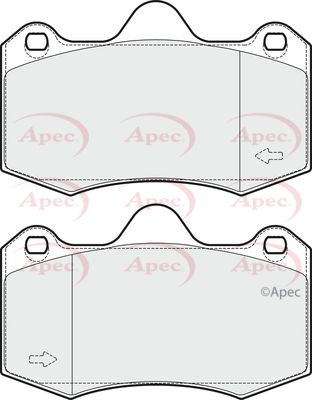 APEC Rear Brake Pads PAD1721