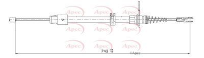 APEC Brake Cable CAB1684