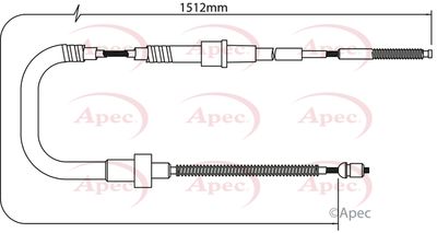 APEC Brake Cable CAB1399