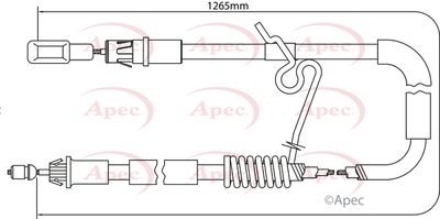 APEC Brake Cable CAB1197