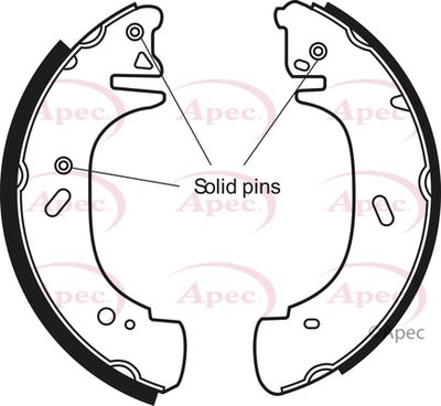 APEC Brake Shoes SHU533