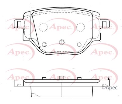 APEC Rear Brake Pads PAD2337
