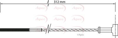 APEC Brake Cable CAB1452