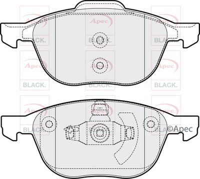 APEC Front Brake Pads PAD1415B