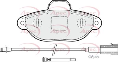 APEC Front Brake Pads PAD1627