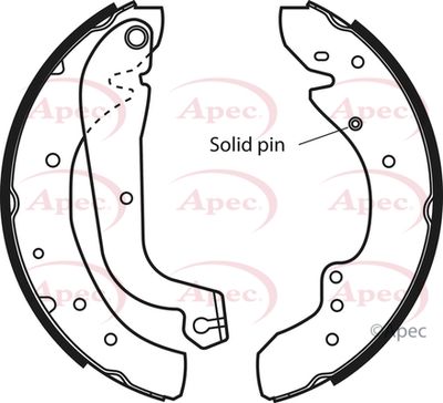 APEC Brake Shoes SHU537