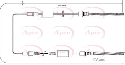 APEC Brake Cable CAB1171