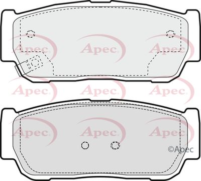 APEC Rear Brake Pads PAD1380