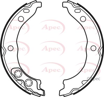 APEC Brake Shoes SHU696