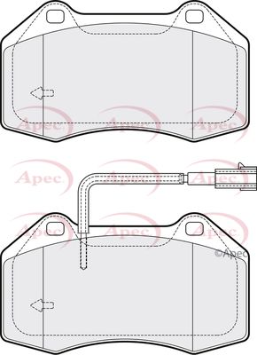 APEC Front Brake Pads PAD1917