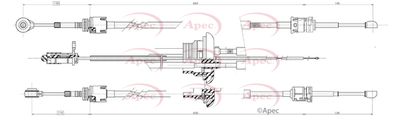 APEC Gear Control Cable CAB7020
