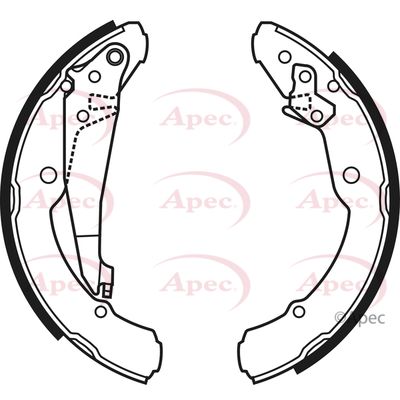 APEC Brake Shoes SHU585
