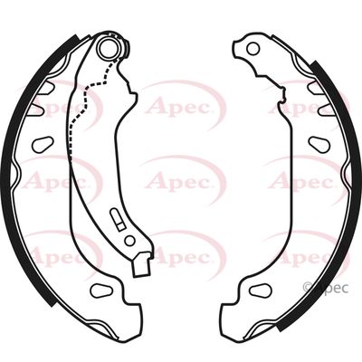 APEC Brake Shoes SHU607